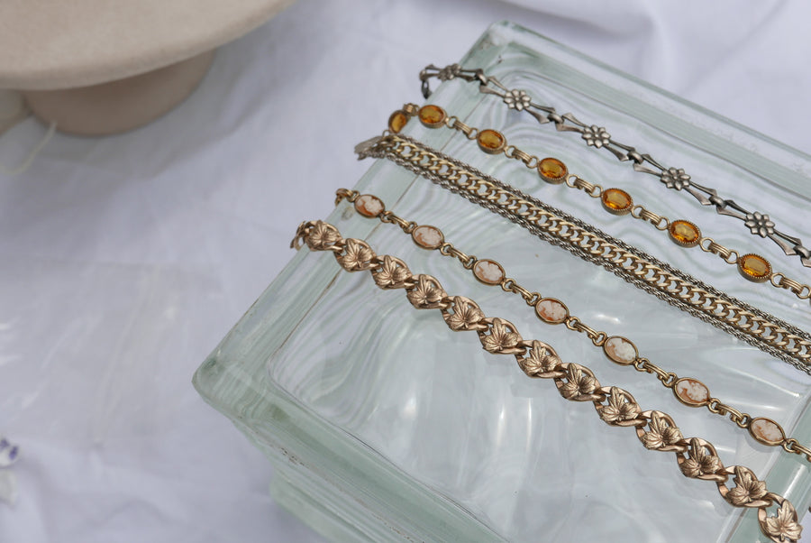 Maude Silver Linked Flower Bracelet - Stone Cooper