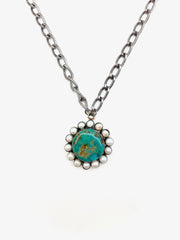 Turquoise & Pearl Tillie Necklace - Stone Cooper