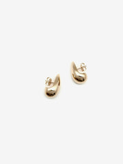 Gold Fluid Earrings - Stone Cooper