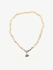 Digna Pearl Eye Necklace - Stone Cooper