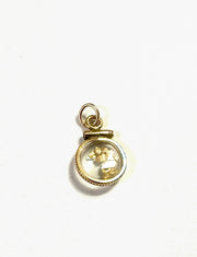 Vintage Encased Raw Gold Nugget Charm - Stone Cooper