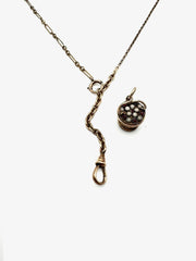 Opal and Ruby Antique Fruit Basket Necklace - Stone Cooper