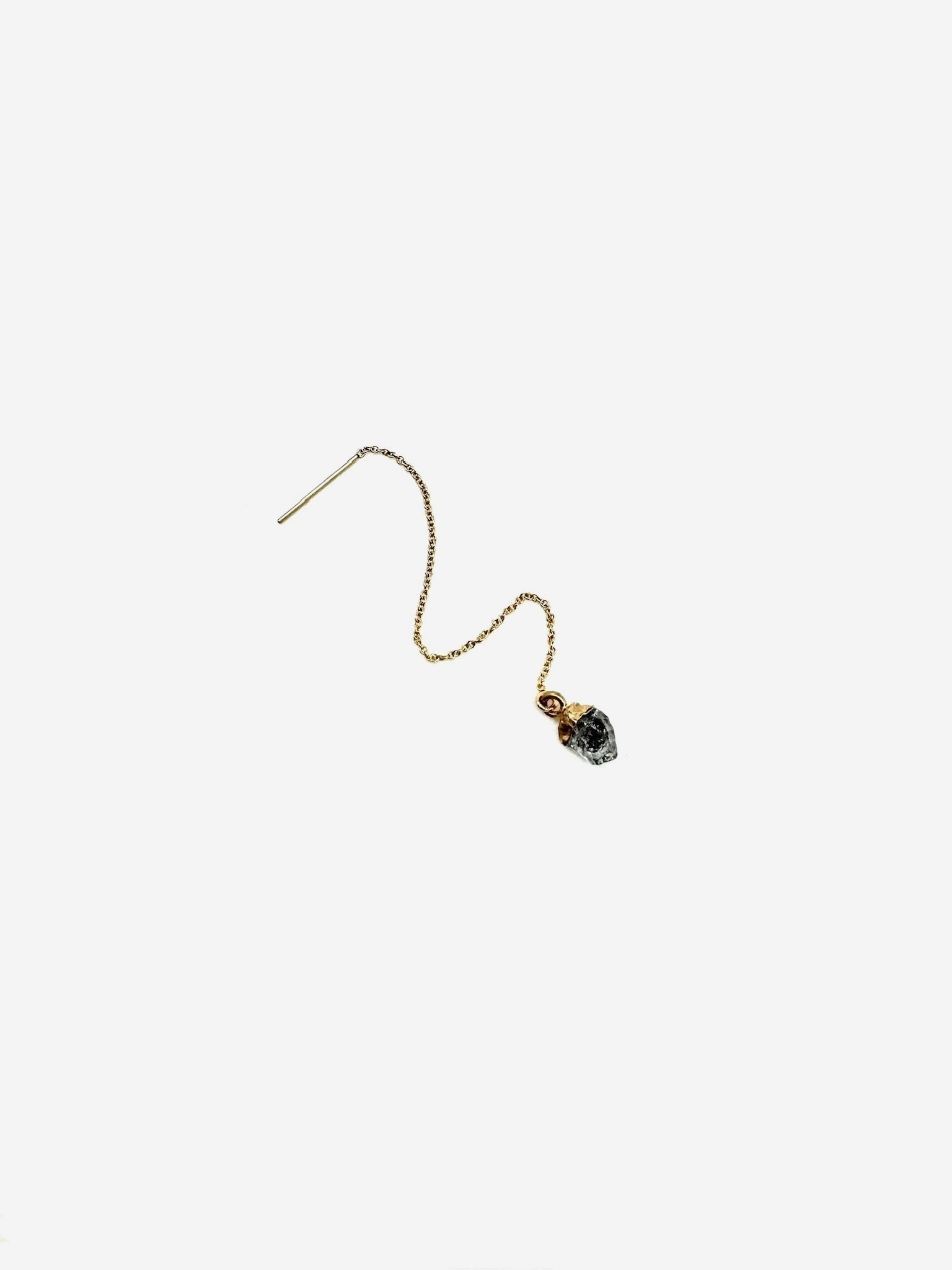Herkimer Diamond Ear Threader - Stone Cooper