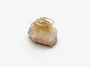 Citrine Harvest Moon Ring