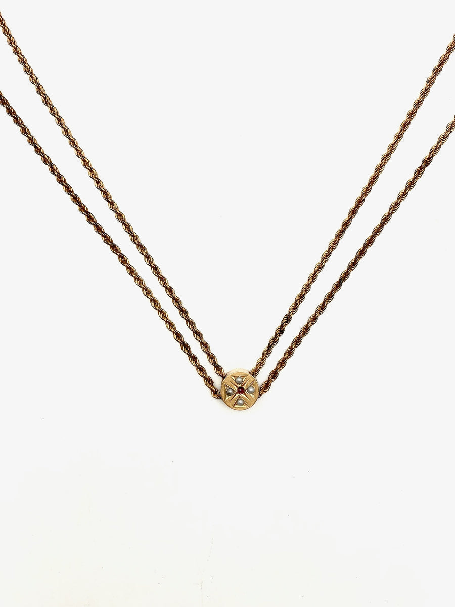 Corazon Slide Necklace - Stone Cooper
