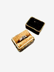 9K Antique Clover Pinky Ring (4) - Stone Cooper