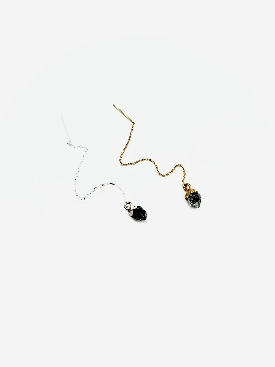 Herkimer Diamond Ear Threader - Stone Cooper