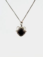 Carmen Intaglio Antique Gold Fill Necklace - Stone Cooper