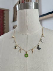 Diamond Lucky Charms Necklace - Stone Cooper