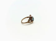 Vintage Mosaic Opal Leaf 10K Ring (6) - Stone Cooper