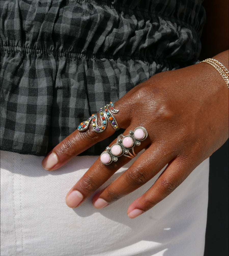 Carnival Snake Ring - Stone Cooper