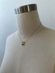 Vintage Letter Necklace - Stone Cooper