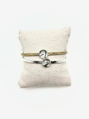 Tourmalated Quartz Everyday Cuff - Stone Cooper