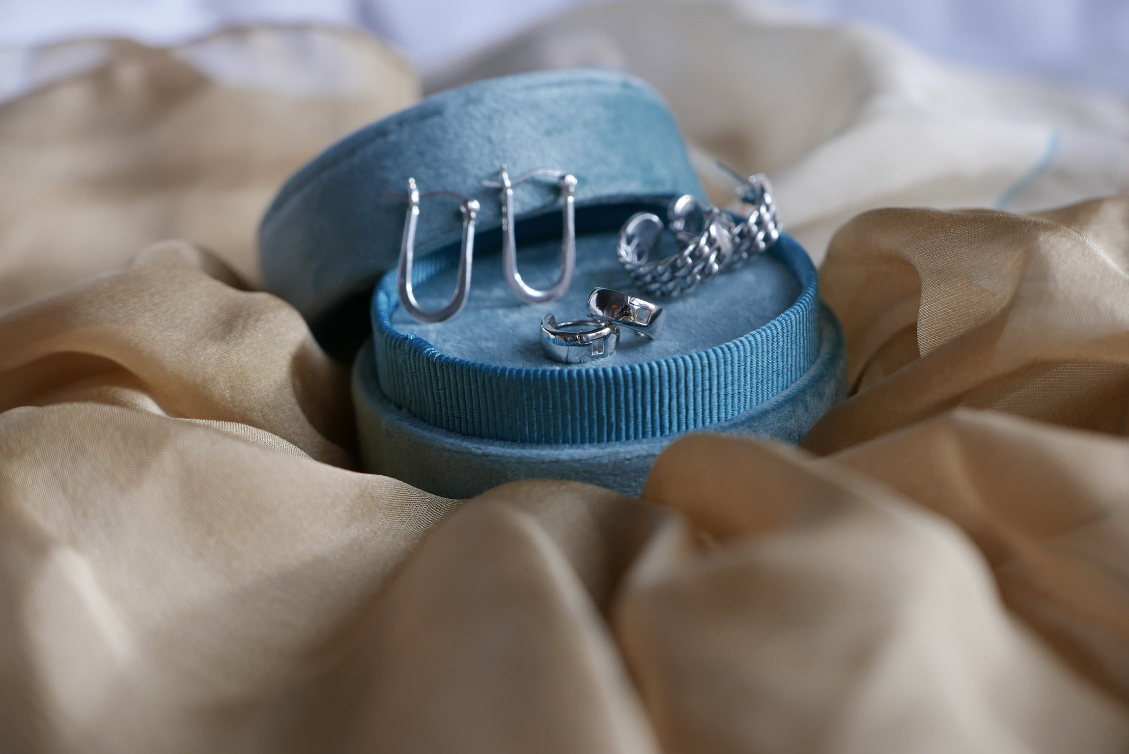 Classic Silver Huggie Hoops - Stone Cooper