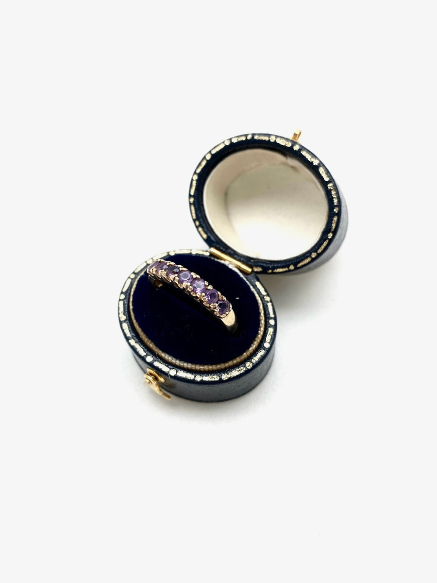 Antique 10K Amethyst Band (7) - Stone Cooper