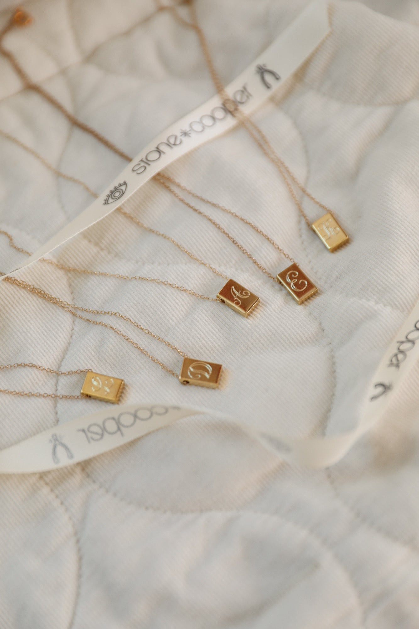 Vintage Letter Necklace