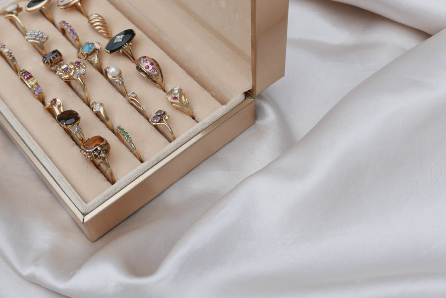 Antique Ruby, Diamond 14K Ring (6) - Stone Cooper