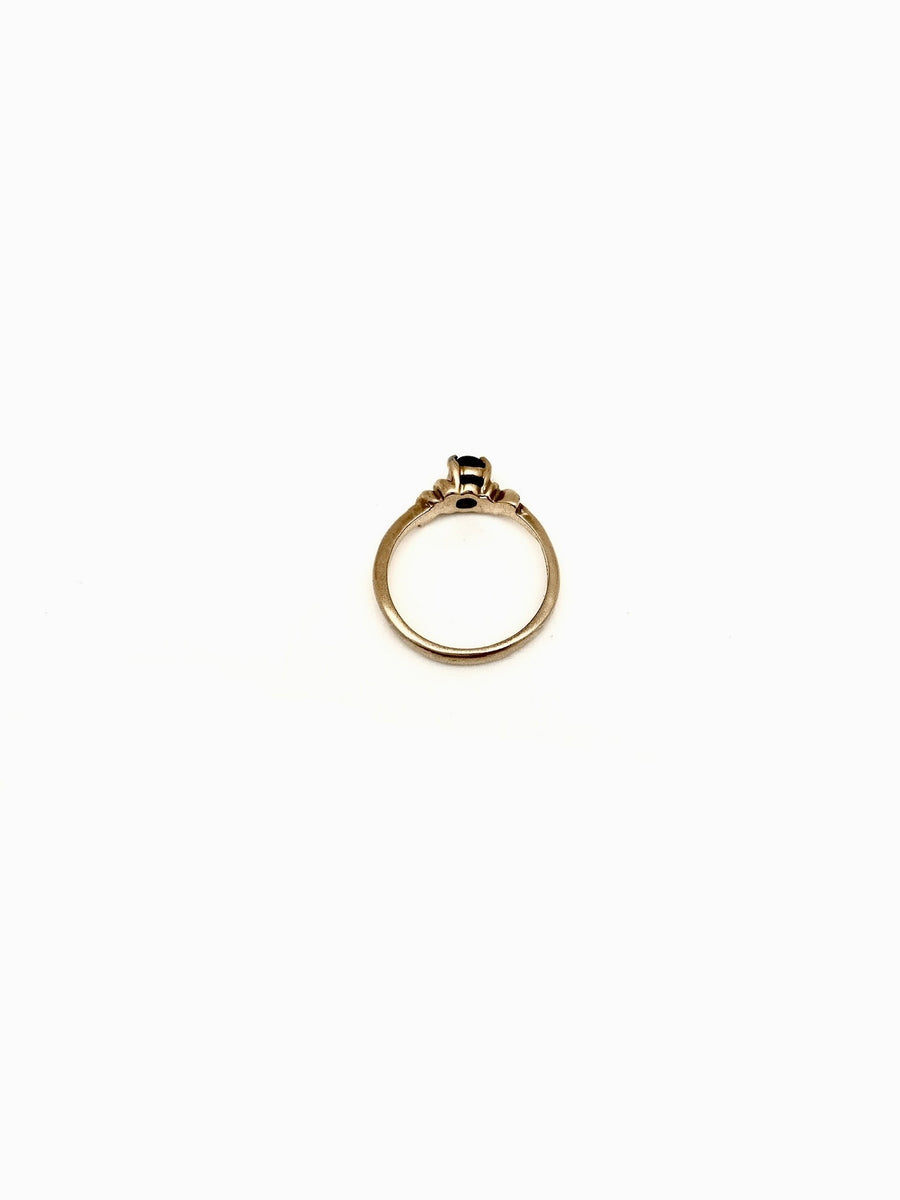 Classic Vintage Onyx 14K Ring (5) - Stone Cooper
