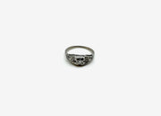 Antique 18K Deco Diamond Star Ring (7.25) - Stone Cooper