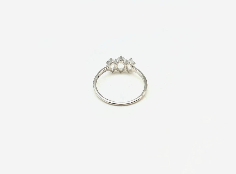 Rainbow Moonstone Tiara Ring - Stone Cooper
