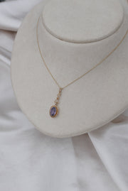 Rebecca Amethyst Necklace (10K) - Stone Cooper