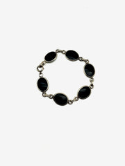 Janice Onyx Gold Fill Vintage Bracelet - Stone Cooper