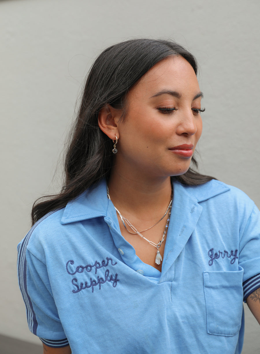 Anais Moonstone Hand Necklace - Stone Cooper