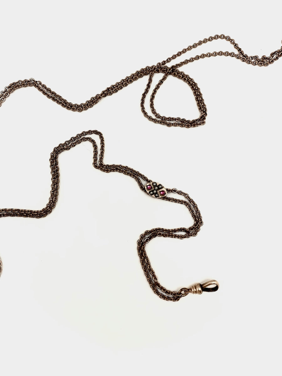 Josephine Ruby Slide Necklace - Stone Cooper