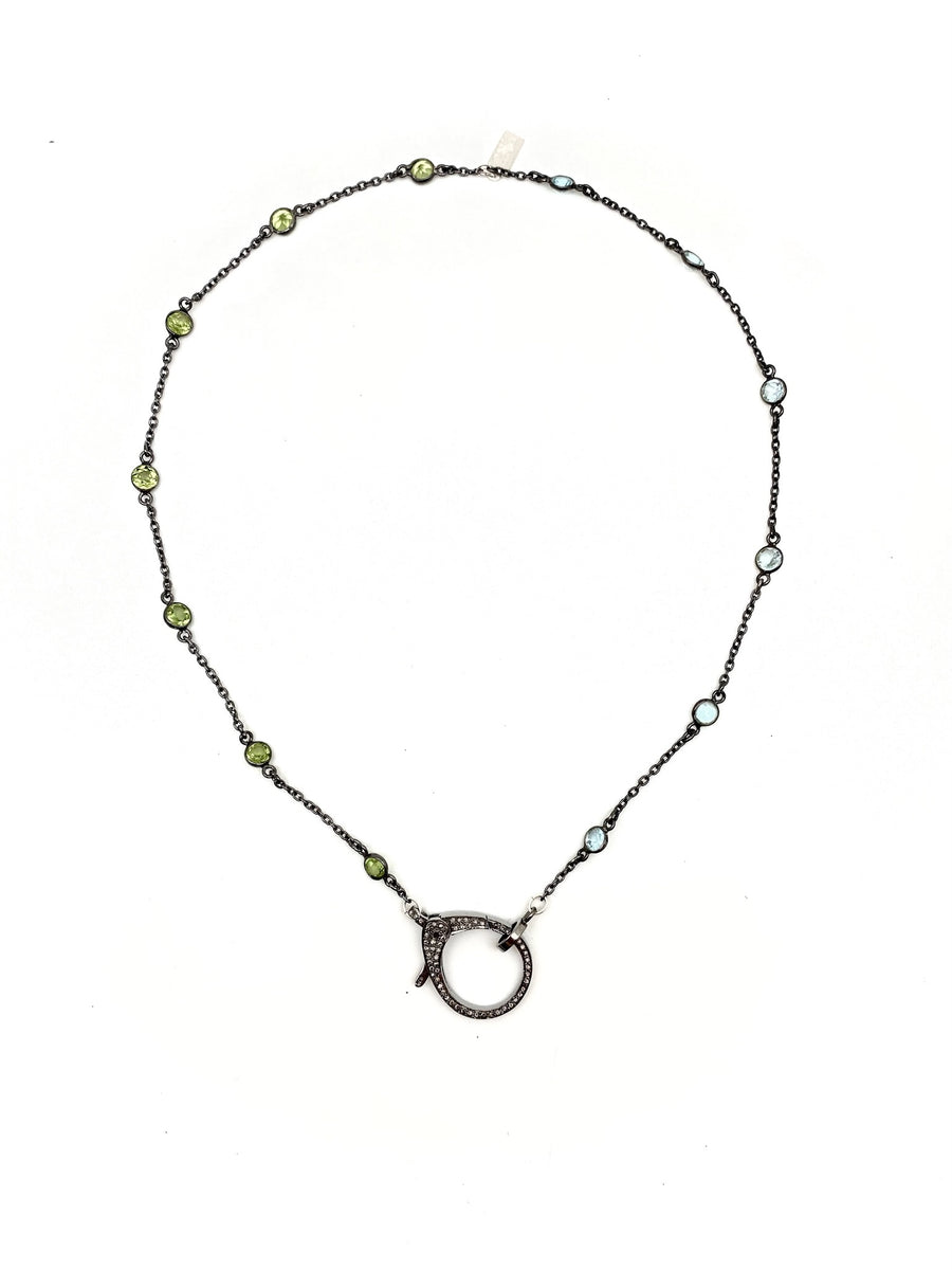 Arlene Diamond Clasp Necklace - Stone Cooper