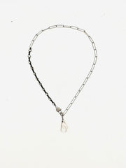 Anais Moonstone Hand Necklace - Stone Cooper
