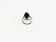 Onyx and Diamond 10K Eve Ring (6.25) - Stone Cooper