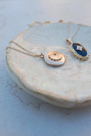Sigmund Moon Necklace (14K) - Stone Cooper