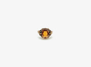 Simulated Citrine 10K Antique Gold Ring (10) - Stone Cooper
