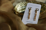 Chain-Link Gold Fill Earrings - Stone Cooper
