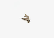 14K Vintage Filigree Dolphin Charm - Stone Cooper