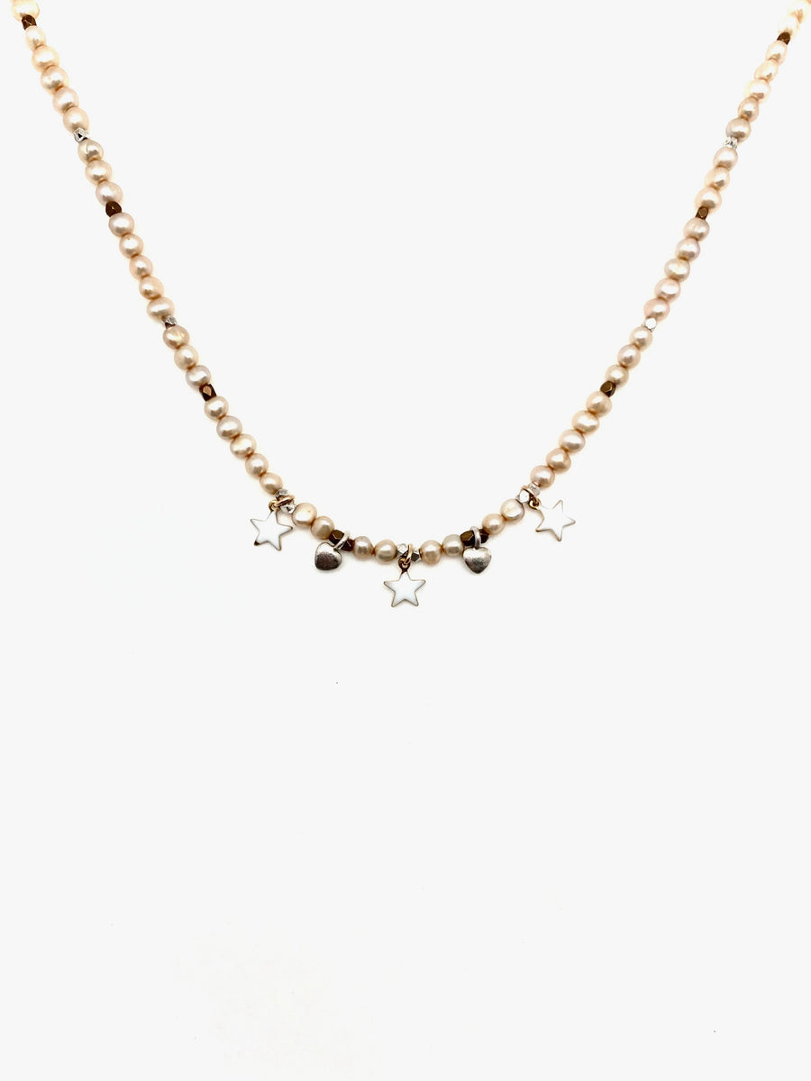 Baby Girl Charm Necklace - Stone Cooper