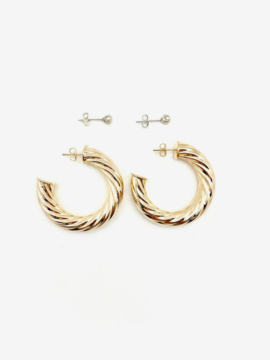 Earnest Hoop Set - Stone Cooper