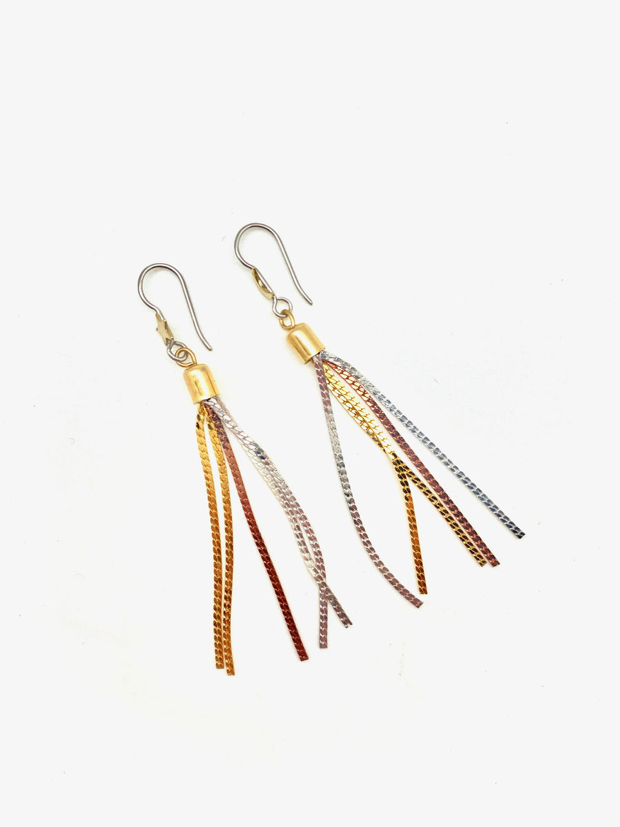 Starburst Tassel Earrings - Stone Cooper