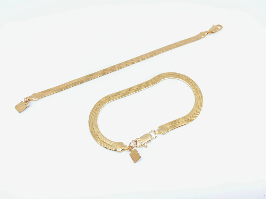 Vintage Snake Chain Bracelet - Stone Cooper