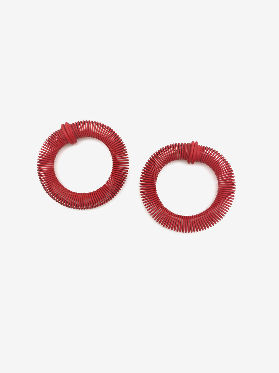 Red Slinky Hoops - Stone Cooper