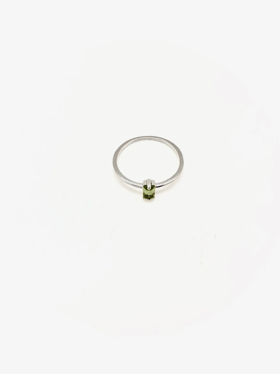 Peridot Forest Stacker Ring