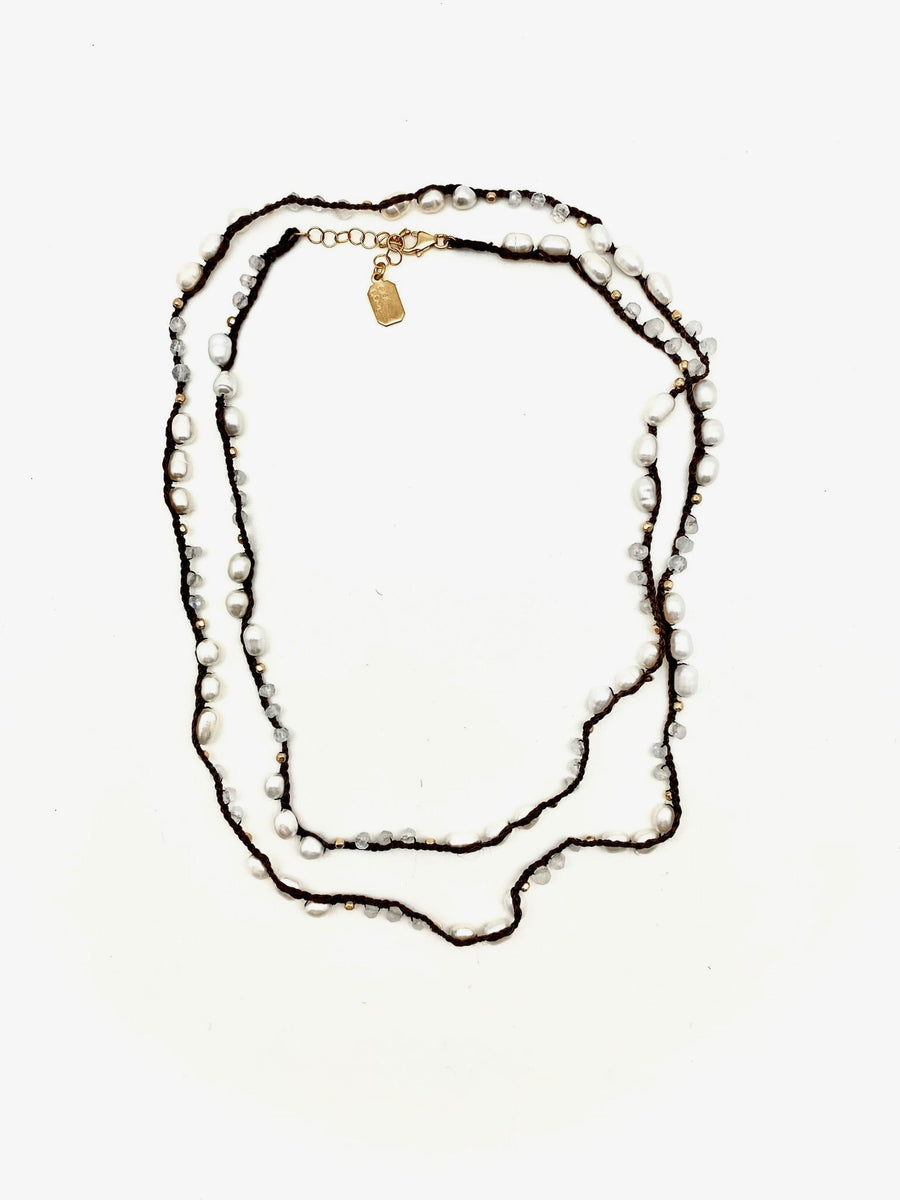 Pearl Crochet Necklace - Stone Cooper