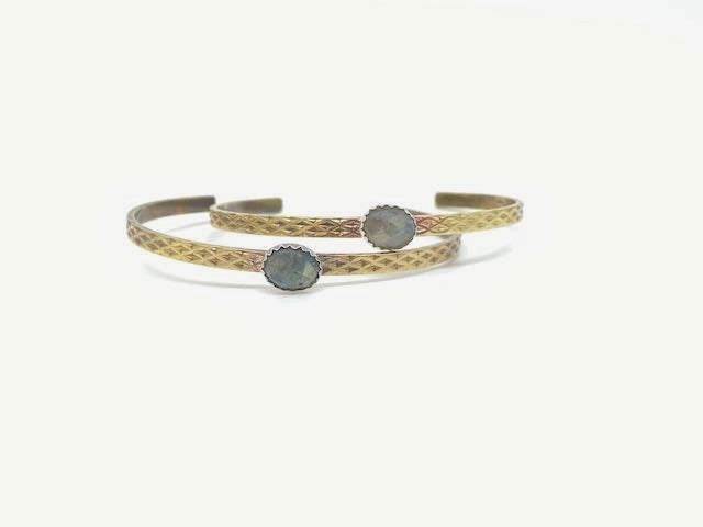 Labradorite Heritage Cuff - Stone Cooper