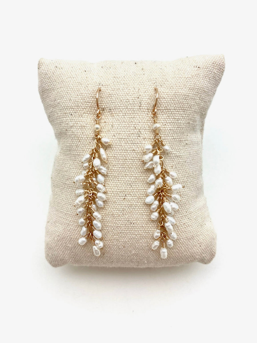 Pearl Fringe Earrings