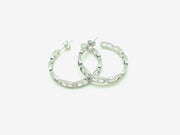 Oc(cult) Hoops: Silver - Stone Cooper