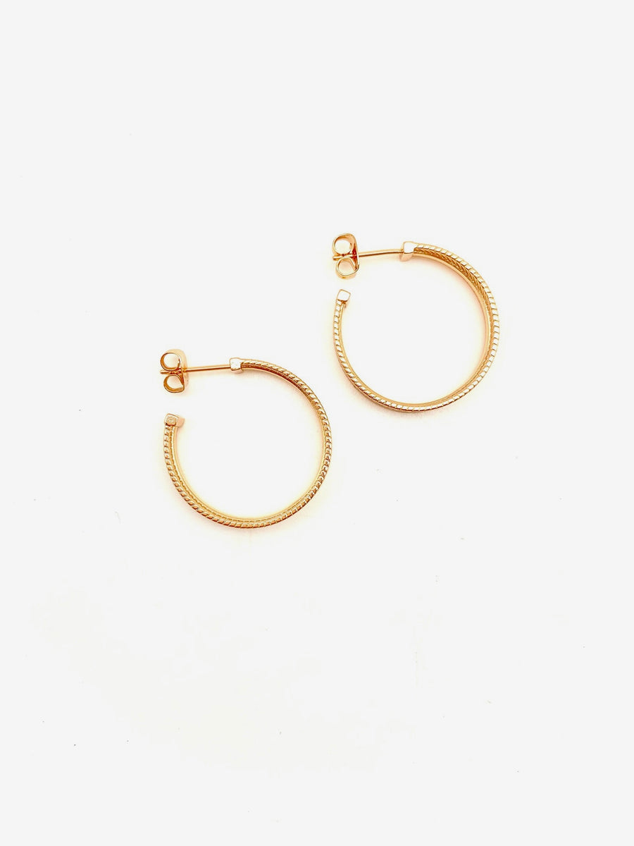 Minna Hoop Earrings - Stone Cooper