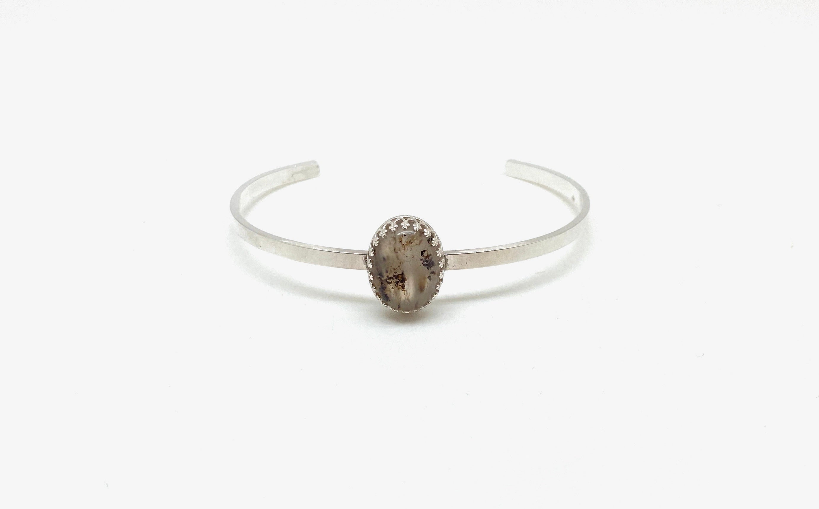 Dendritic River Agate Cuff - Stone Cooper