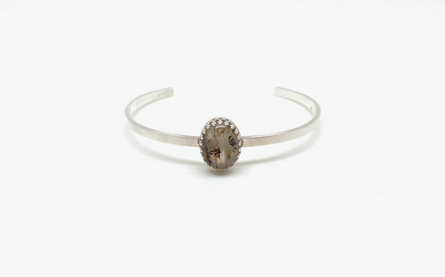 Dendritic River Agate Cuff - Stone Cooper