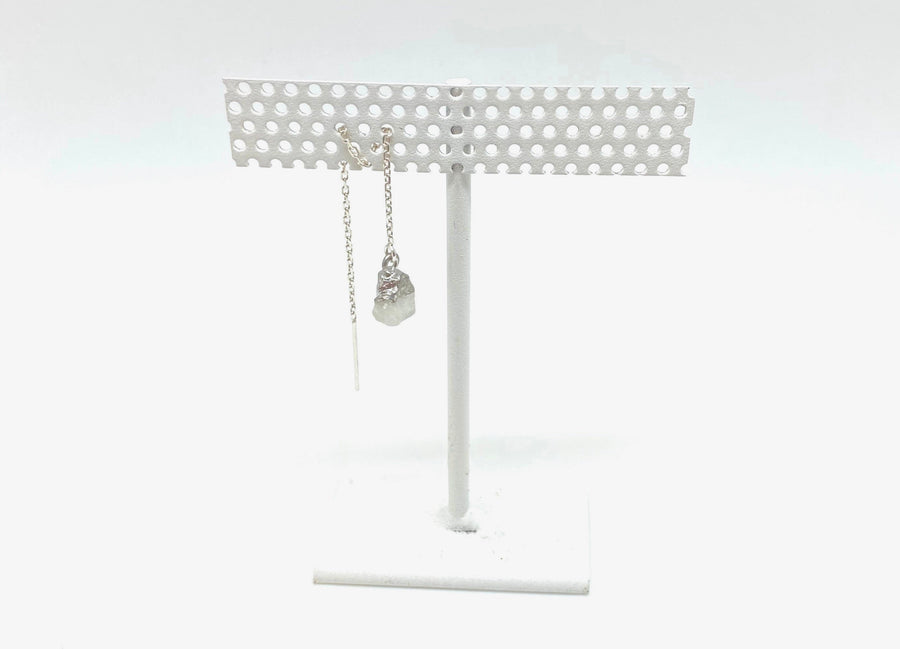 Rough Moonstone Ear Threader - Stone Cooper