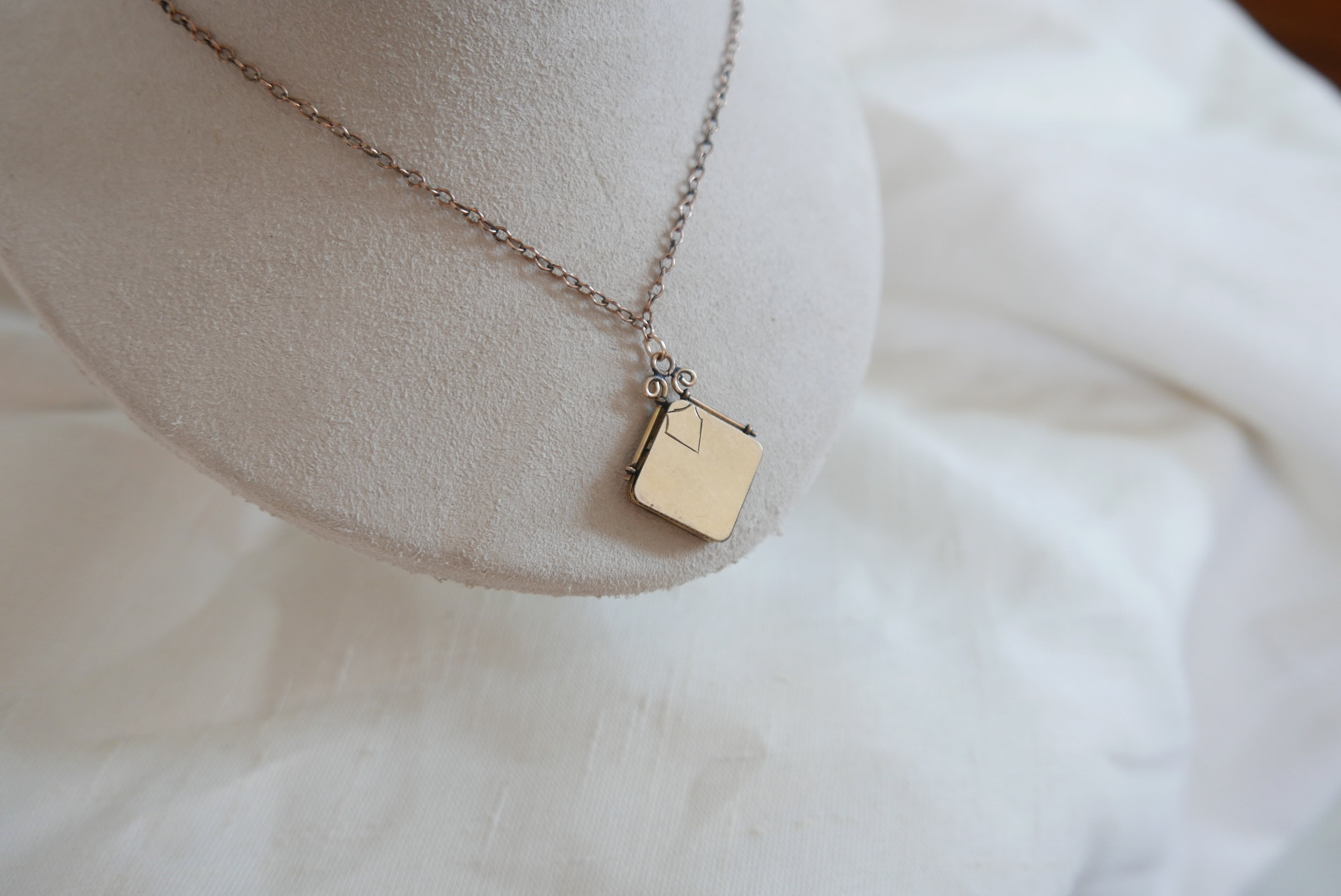 Victorian Square Locket - Stone Cooper